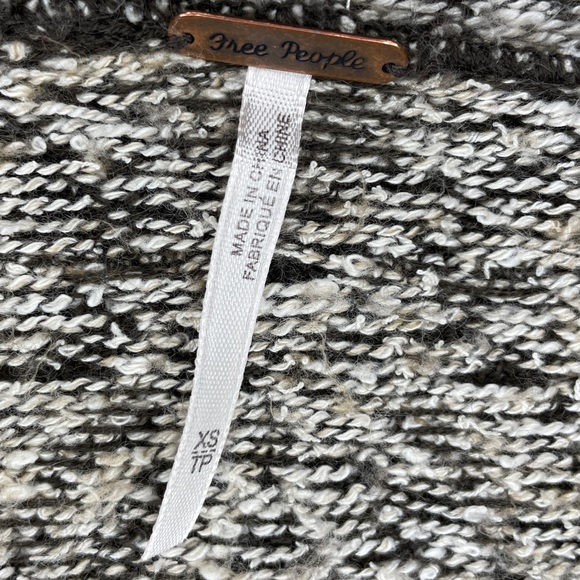 Free People Kai Open Front Pom Pom Tassel Tie Hooded Duster Cardigan - Picture 5 of 14